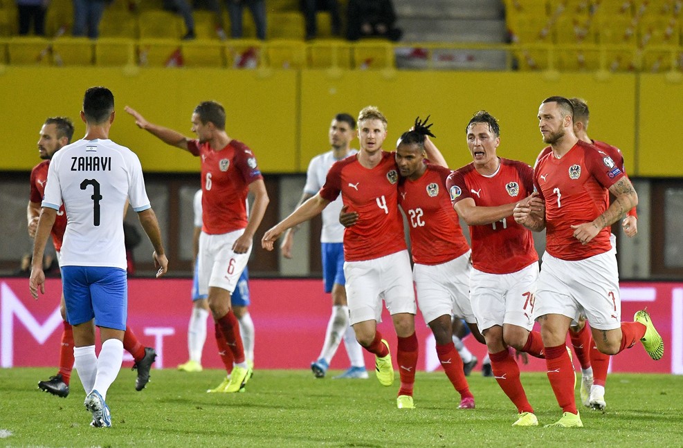 奥地利国家队备战，迎战以色列队